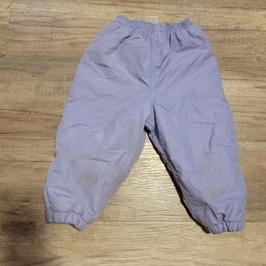 18M purple LL Bean snow pants